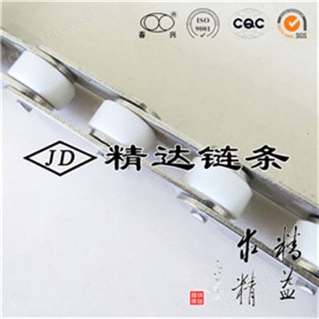 双节距尼龙滚珠不锈钢链条