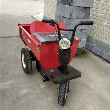 工程机械灰斗车 诚誉 建筑工地翻斗车 电动手推自卸车