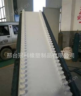 白色输送带，绿平输送带，黑亚光输送带可导条挡板裙边