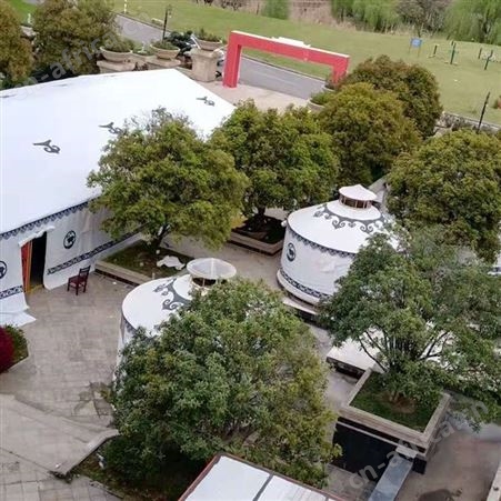 户外大型蒙古包定制 酒店度假村 金雨发保质保量