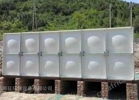 顺征 大型SMC玻璃钢模压水箱 消防工业生活用水储罐 板材定制