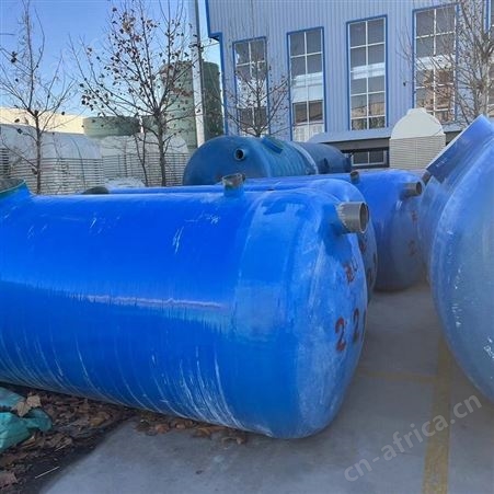 定制 1-100立方玻璃钢化粪池 农村污水处理 三级净化 容量大