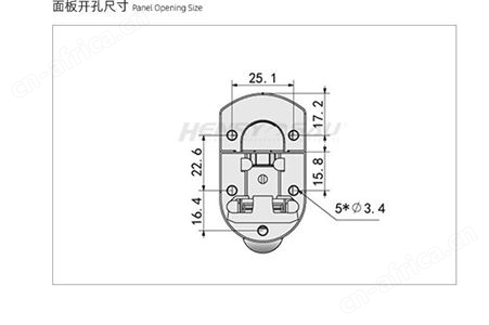 尚御五金 箱扣 航空箱锁扣 实验箱搭扣 箱锁扣 弹力锁扣