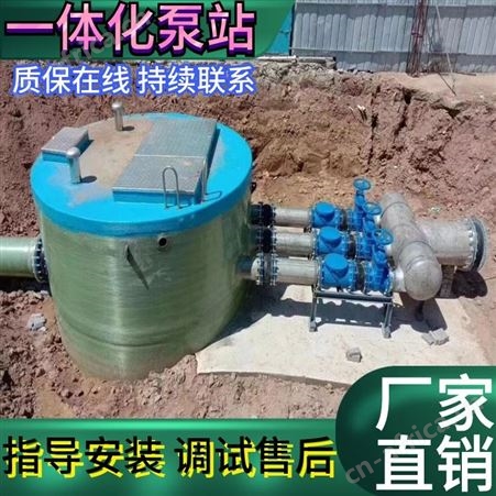 顺征 污水处理 废水提升 玻璃钢智能预制 一体化泵站 定制