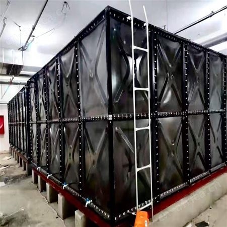 顺征 组合式钢板饮水消防 方形成品 搪瓷水箱 安装定制