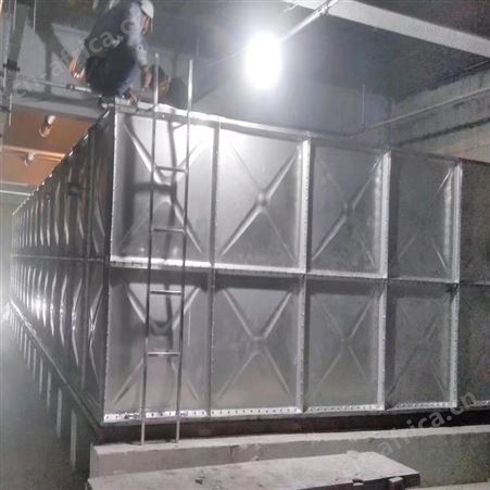 顺征 方形拼装式bdf复合钢板 抗浮式 消防 地埋水箱 定制