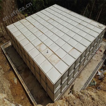 顺征 人防消防楼顶储水 SMC模压拼装保温组合式 玻璃钢水箱