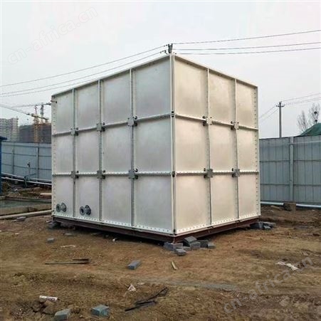顺征 人防消防小区工地储水 smc模压保温 玻璃钢水箱
