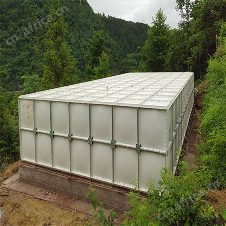 顺征 人防消防楼顶储水 SMC模压拼装保温组合式 玻璃钢水箱