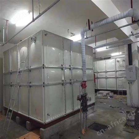 smc玻璃钢水箱 加工定制安装 消防用水 保温外形耐酸碱