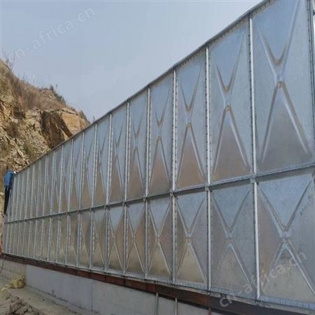 顺征 镀锌水箱 热镀锌钢板地埋装配式安装保温 外形光亮 定制
