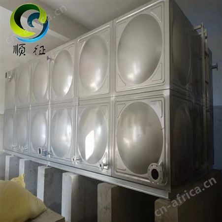 顺征 楼顶工地消防储水设备 保温方形304 不锈钢水箱