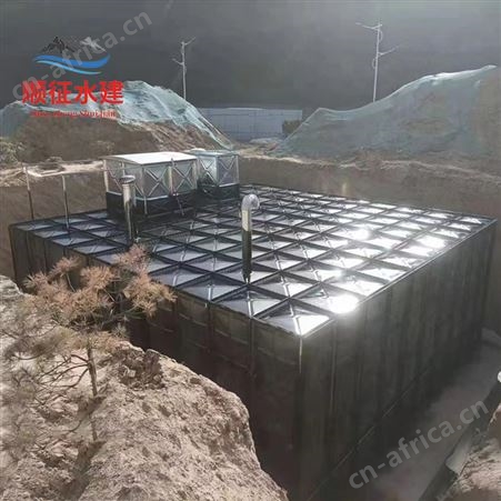 顺征 消防 螺栓装配式 抗浮式复合钢板 BDF箱泵一体地埋水箱