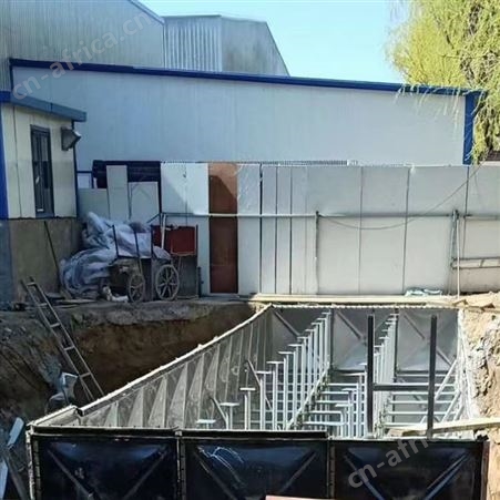 顺征 方形拼装式bdf复合钢板 抗浮式 消防 地埋水箱 定制