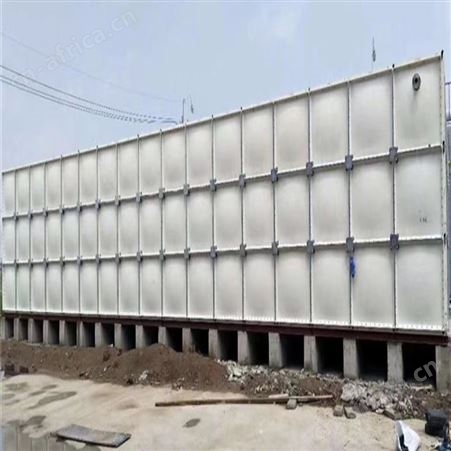 顺征 人防消防小区工地储水 smc模压保温 玻璃钢水箱