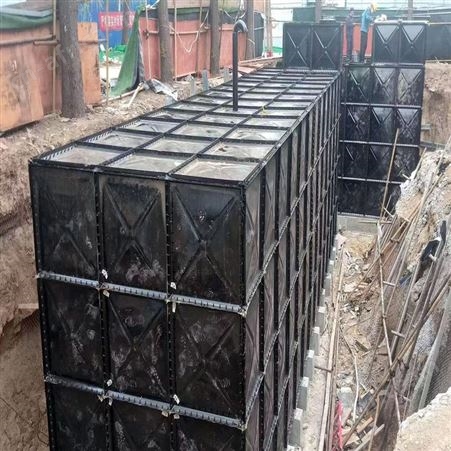 顺征 方形拼装式bdf复合钢板 抗浮式 消防 地埋水箱 定制