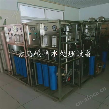 峻峰机场水质净化1吨反渗透设备 单级简配 流量1吨水软化进货