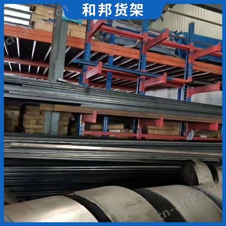 定制重力悬臂双面货架托臂阁楼平台五金门窗铝型材管布料厂