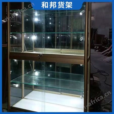 定制钛合金精品玻璃首饰品展架高达古董藏品衣服包包鞋展示柜子