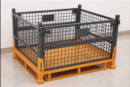 和邦仓库笼 电子行业仓储笼 可折叠搭配货架周转笼
