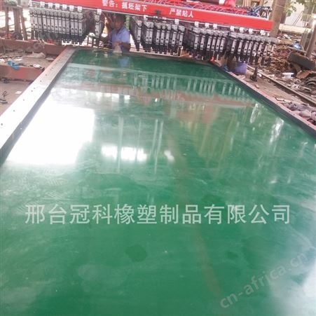 绿色输送带传送皮带钻石纹草花纹绿色平面输送带