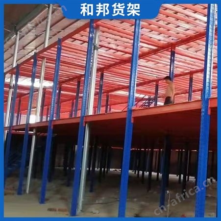 储藏室双层货架厂 仓储架横梁式贯通重型轻型 加厚高位组装托盘