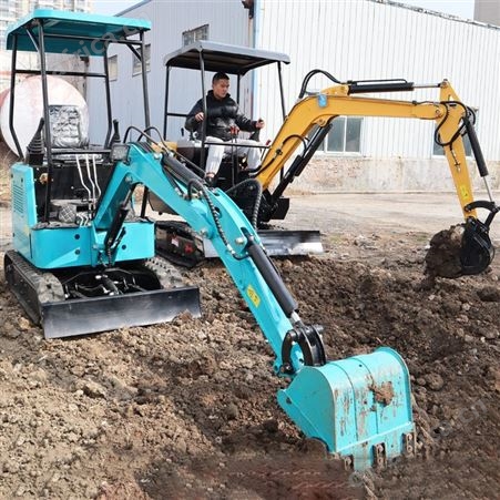 微型挖掘机 挖天然气管道工程破碎 全液压小型挖机 松嘉