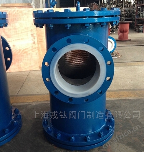 不锈钢衬氟篮式过滤器