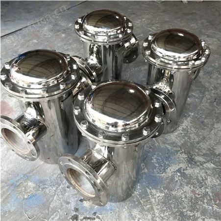 蓝式过滤器直通法兰式蓝式过滤器 篮式过滤器直筒提篮式型DN100DN