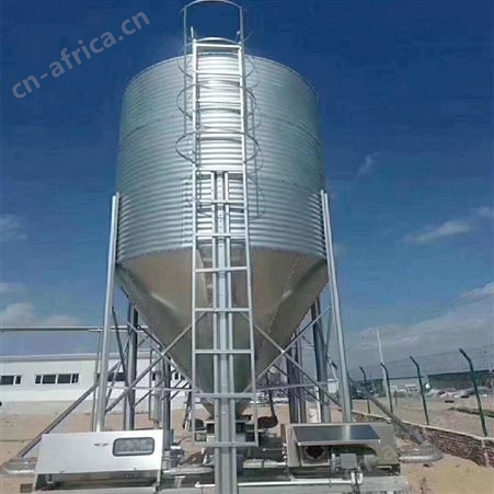 全自动化养殖料塔3吨8吨10吨15吨大容量热镀锌猪舍喂料设备