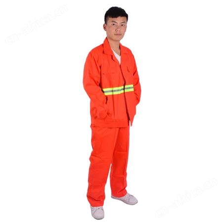 环卫工作服套装橘黄色男女长袖反光条环卫园林保洁交通安全服