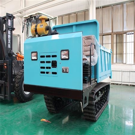手扶式全地形爬坡王 小型多地形履带爬山虎 工程农用自卸运输车