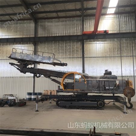 多角度钻进锚固钻机 基坑护坡简易锚固钻车 12米边坡加固潜孔钻机
