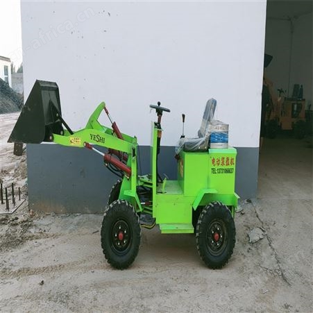 全新农用工地装载机 养殖场清粪抓草机 全电动四驱柴油小铲车
