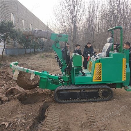 圆弧式带土球挖树机 高速公路绿化树苗移栽机 多地形苗木保值神器