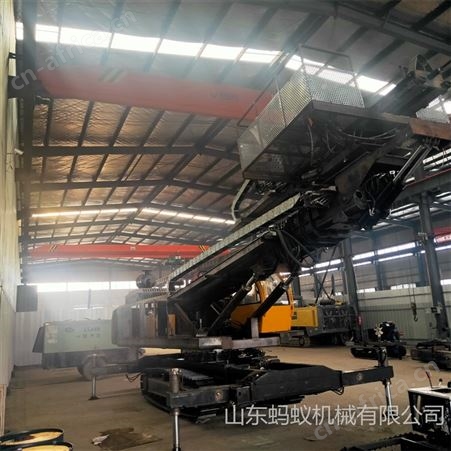 集尘式履带护坡钻机 液压水平高举升钻孔机 抗浮锚杆高空作业钻车