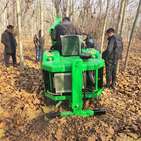 圆弧式带土球起树机 定做园林树木移植神器 硬土质用多功能断根机