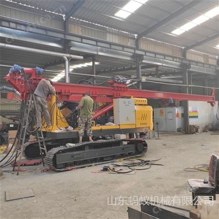 全新多角度潜孔钻车 建筑打孔深井凿岩机 铁路边批加固钻机