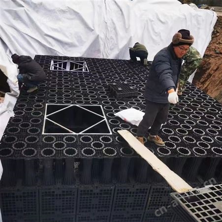 河南小区绿化用雨水收集模块 pp蓄水模块海绵城市用