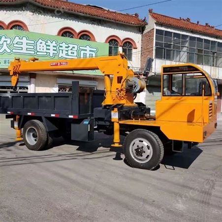 创佳  农用6-20吨自制底盘四不像随车吊  小型吊车 拉货起重机