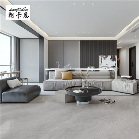 朗卡恩 瓷砖750x1500客厅大板柔光连纹通体大理石地砖防滑地板砖