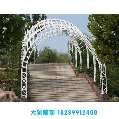 河南异型廊架定制厂家 不锈钢廊架生产 园林景观廊架