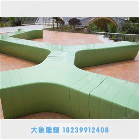 户外玻璃钢坐凳定做景观树池座椅设计生产耐腐蚀