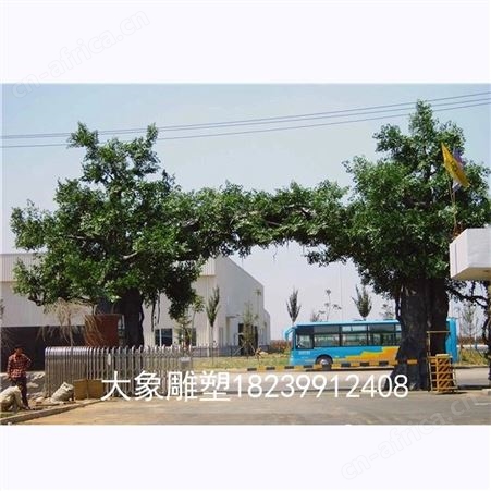 水泥假树仿真大门定做适用于景区生态园区抗氧化美观
