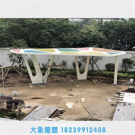 焦作钢结构雕塑定制厂家 廊架定制 不锈钢球定制