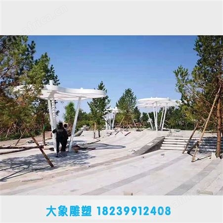 河南异型廊架定制厂家 不锈钢廊架生产 园林景观廊架