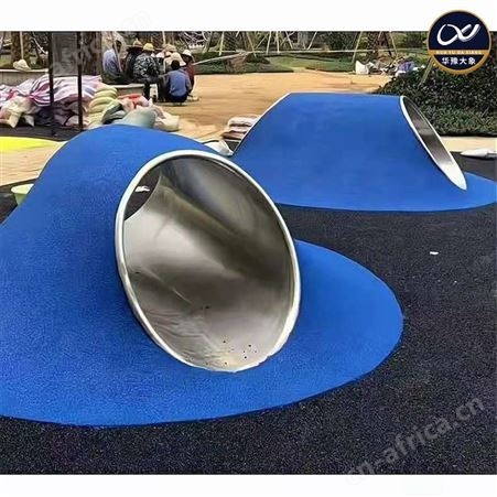 定制不锈钢滑梯造型螺旋式滑梯商场游乐场广场公园游乐设施