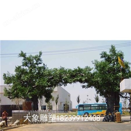 景区水泥生态假树大门定做仿真树大门雕塑耐腐蚀高强度