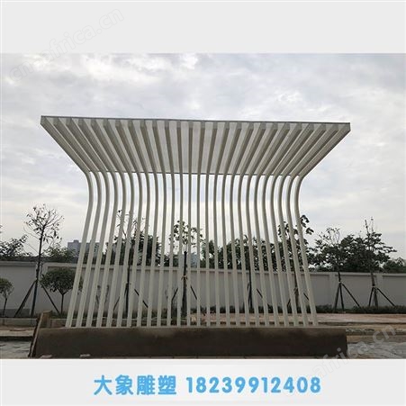 焦作钢结构雕塑定制厂家 廊架定制 不锈钢球定制