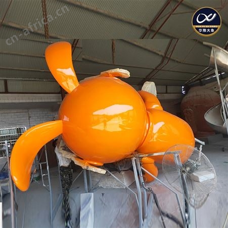 华豫大象玻璃钢卡通雕塑定做厂家 景观玻璃钢雕塑价格